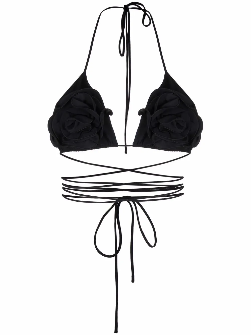 Лиф бикини с цветочным принтом Magda Butrym, черный
Лиф бикини с цветочным принтом Magda Butrym, черный