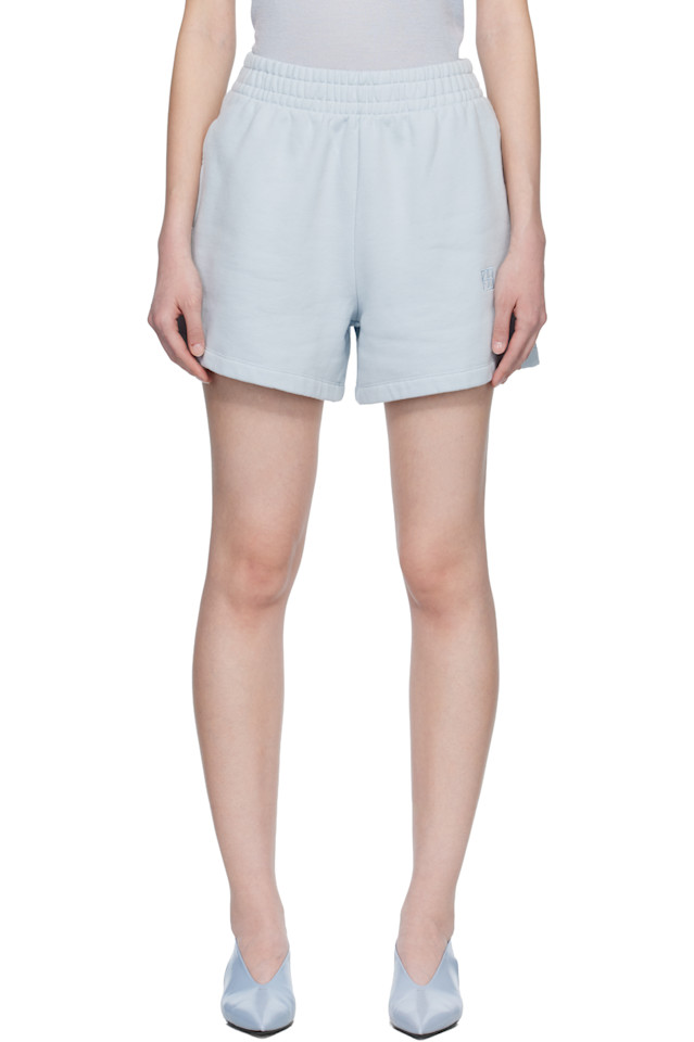 Anine Bing Синие шорты с монограммой в рамке из ткани кам
Anine Bing Синие шорты с монограммой в рамке из ткани кам