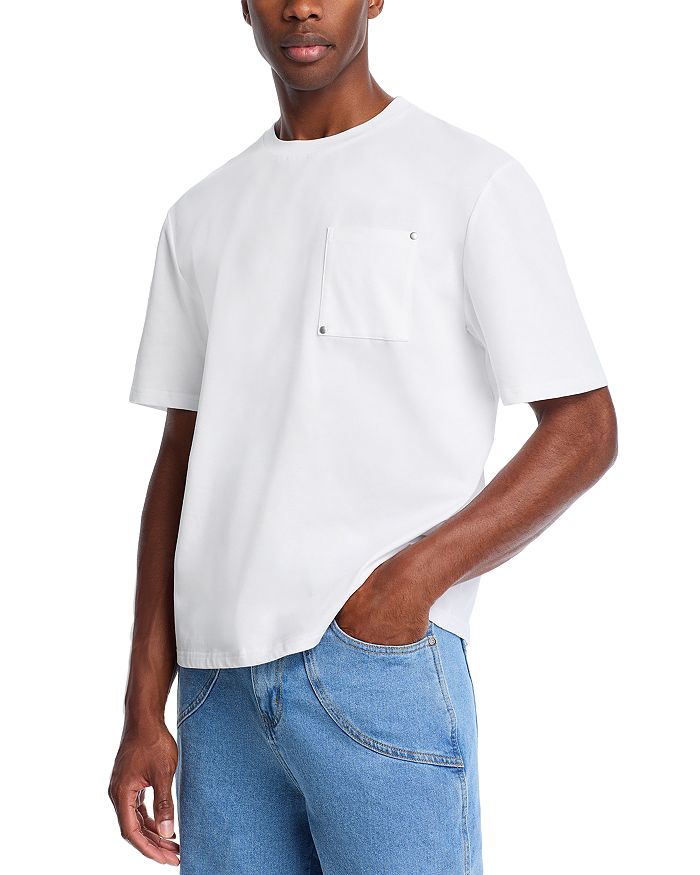 Футболка с заклепками и карманом большого размера KROST, белый
Футболка с заклепками и карманом большого размера KROST, белый