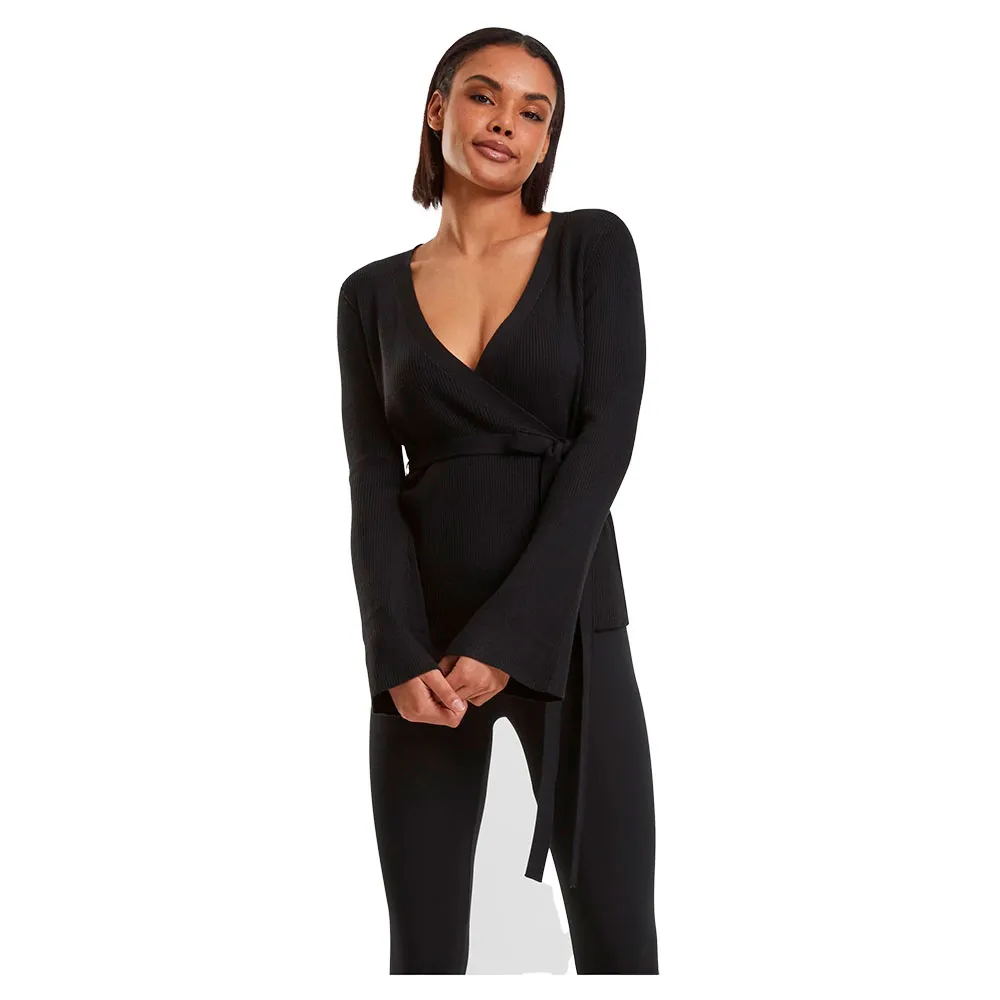 Кардиган Urban Classics Rib Knit Wrapped, черный
Кардиган Urban Classics Rib Knit Wrapped, черный