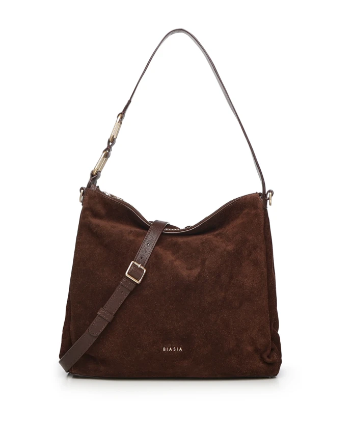 Замшевая сумка через плечо Biasia, коричневый
Замшевая сумка через плечо Biasia, коричневый