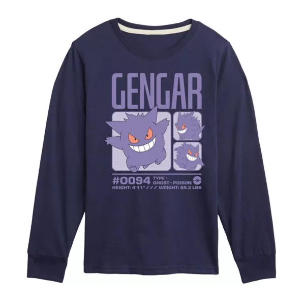 Мальчикам 8-20 лет футболка с длинным рукавом и принтом покемона Генгара Licensed Character, синий
Мальчикам 8-20 лет футболка с длинным рукавом и принтом покемона Генгара Licensed Character, синий