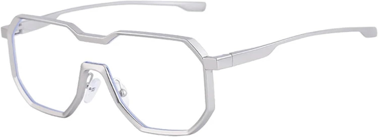 Женские солнцезащитные очки, цельные, с прозрачными линзами и зеркальной защитой, защита от УФ-излучения UV400. Мужские солнцезащитные очки в стиле панк с металлическим блеском DSVIGF, Matte Silver Clear
Женские солнцезащитные очки, цельные, с прозрачными линзами и зеркальной защитой, защита от УФ-излучения UV400. Мужские солнцезащитные очки в стиле панк с металлическим блеском DSVIGF, Matte Silver Clear