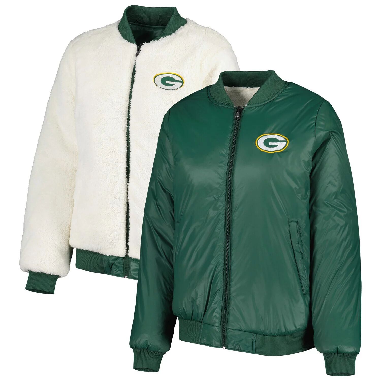 Женская двусторонняя куртка с молнией во всю длину G-III 4Her Carl Banks Oatmeal/Green Green Bay Packers Switchback G-III
Женская двусторонняя куртка с молнией во всю длину G-III 4Her Carl Banks Oatmeal/Green Green Bay Packers Switchback G-III
