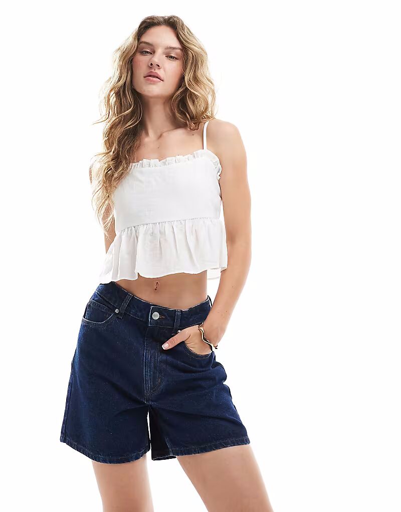 Джинсовые шорты ASOS DESIGN dad, промытые
Джинсовые шорты ASOS DESIGN dad, промытые