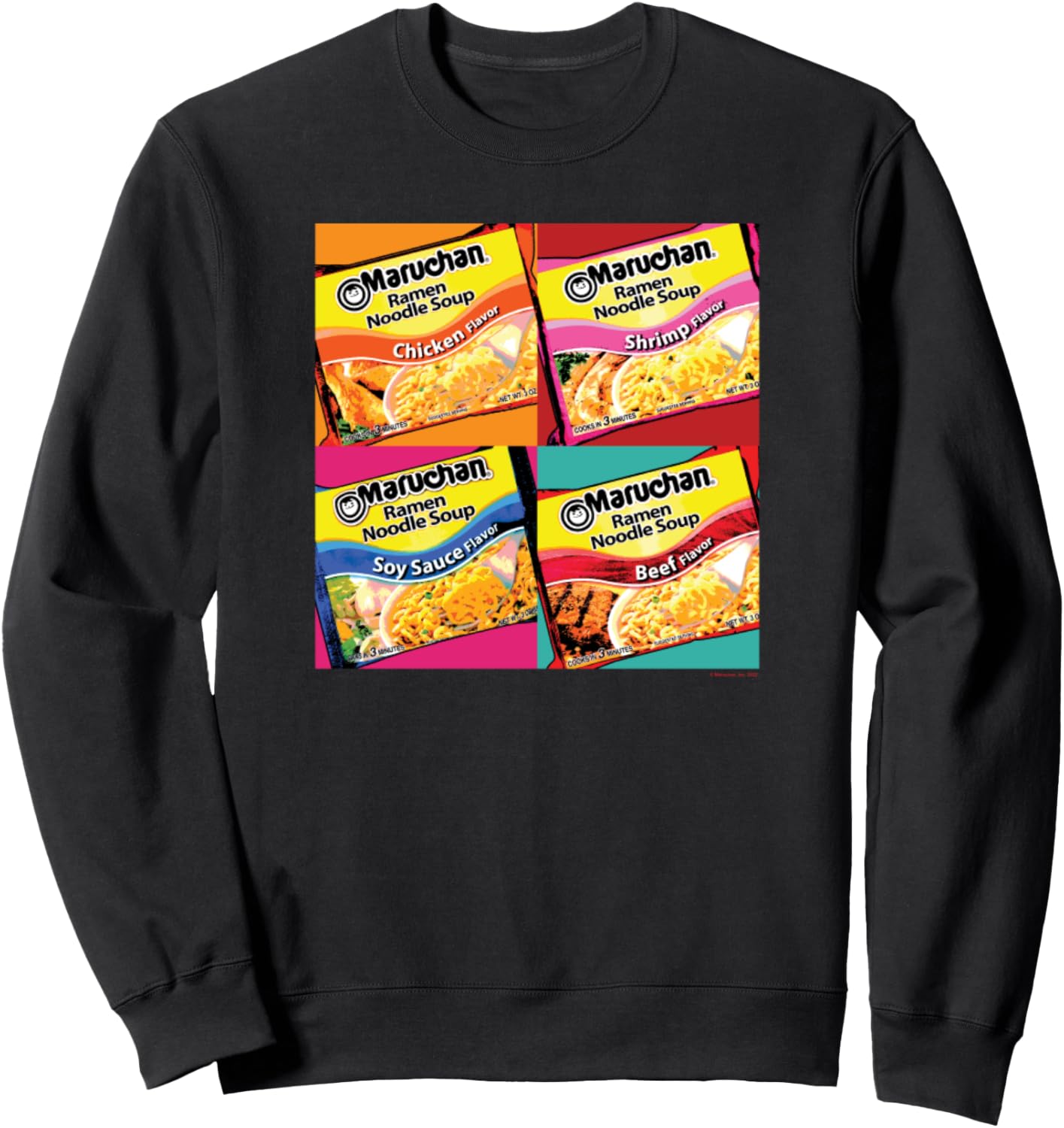 Толстовка с постером Maruchan Artsy Flavor Grid Maru-Chan, черный
Толстовка с постером Maruchan Artsy Flavor Grid Maru-Chan, черный