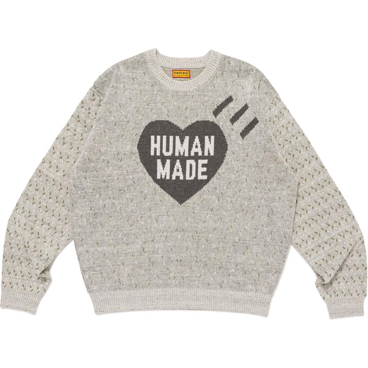 Свитер с логотипом Heart HUMAN MADE, серый
Свитер с логотипом Heart HUMAN MADE, серый