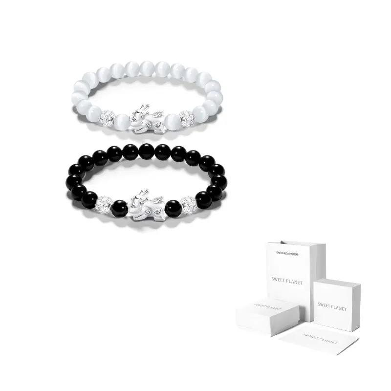 SWEET PLANET Синтетический обсидиановый браслет Unisex
SWEET PLANET Синтетический обсидиановый браслет Unisex