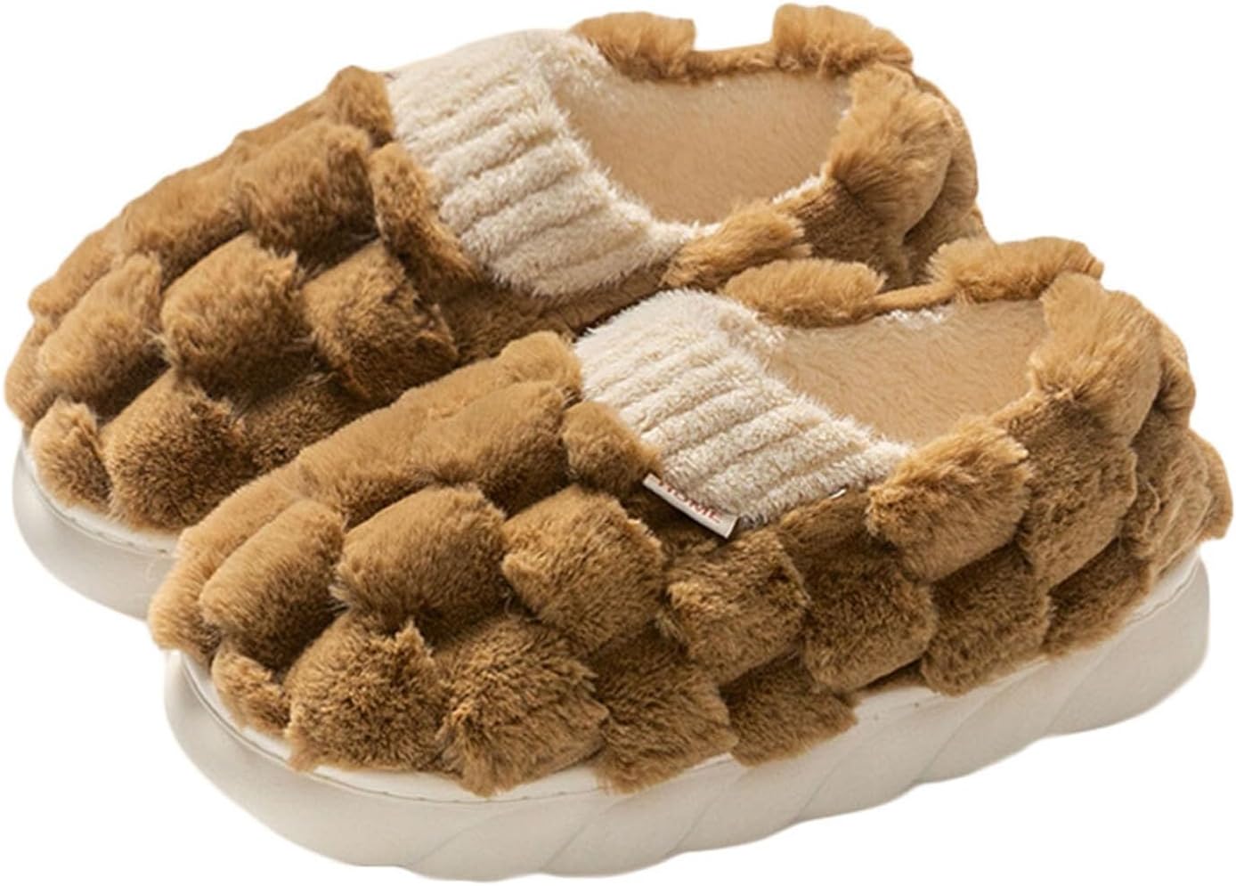 Женские и мужские тапочки JadeRich с удобным искусственным мехом, с узором в виде шестиугольников, с амортизирующей подошвой, мягкие тапочки для дома и улицы, Coffee
Женские и мужские тапочки JadeRich с удобным искусственным мехом, с узором в виде шестиугольников, с амортизирующей подошвой, мягкие тапочки для дома и улицы, Coffee