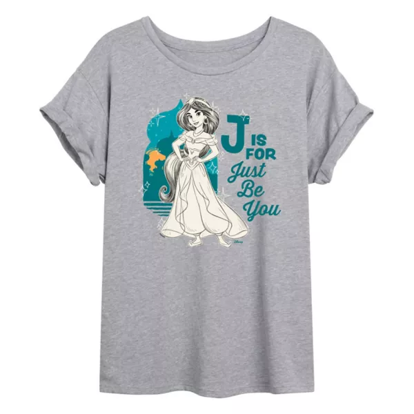 Футболка оверсайз для девочек "Будь собой" с принцессой Жасмин Disney, серый
Футболка оверсайз для девочек "Будь собой" с принцессой Жасмин Disney, серый
