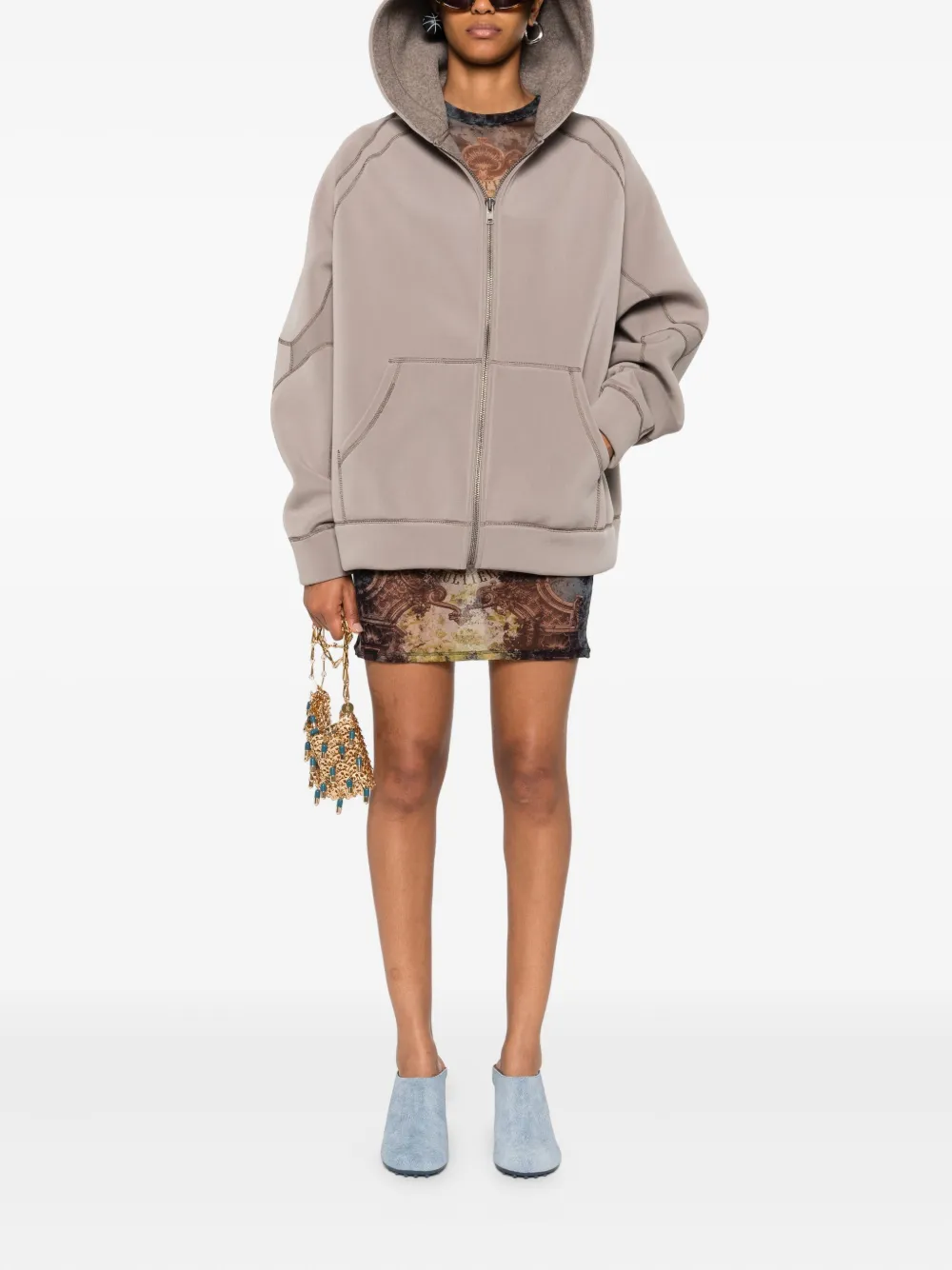 Куртка с капюшоном и контрастной строчкой Ottolinger, нейтральный
Куртка с капюшоном и контрастной строчкой Ottolinger, нейтральный