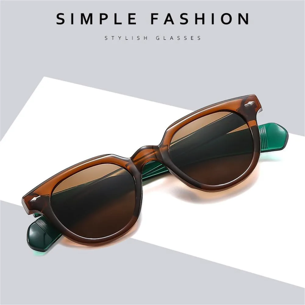 Ретро круглые солнцезащитные очки для женщин и мужчин, с цветной оправой и заклепками, винтажные солнцезащитные очки с защитой от УФ-излучения UV400 VFDHN, 8
Ретро круглые солнцезащитные очки для женщин и мужчин, с цветной оправой и заклепками, винтажные солнцезащитные очки с защитой от УФ-излучения UV400 VFDHN, 8