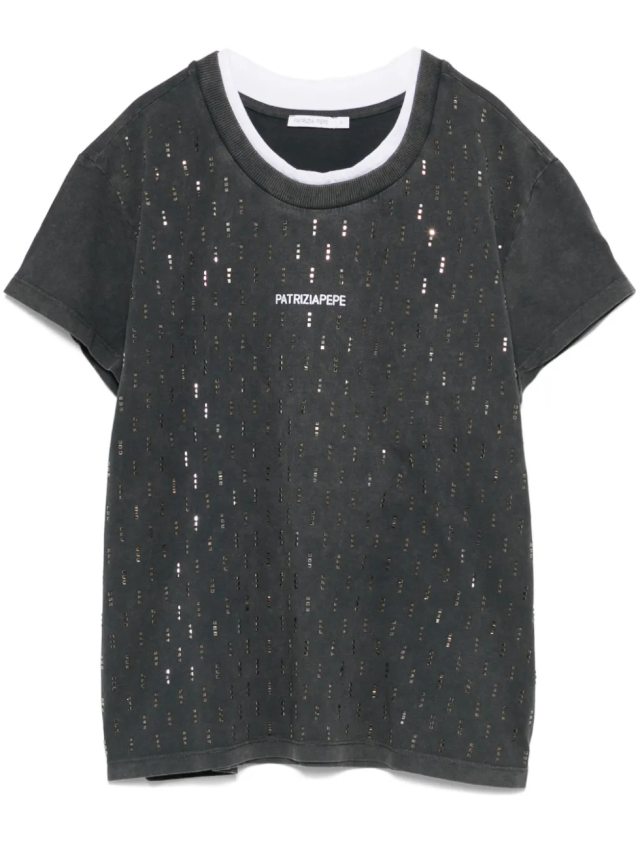 Patrizia Pepe футболка с заклепками, серый
Patrizia Pepe футболка с заклепками, серый