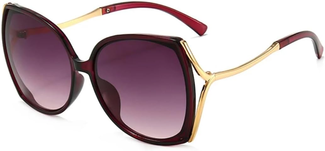 Модные панк-очки класса люкс в крупной оправе «кошачий глаз» для женщин и мужчин, для активного отдыха, поездок, путешествий, металлические, с защитой от УФ-излучения UV400 TVTBBVV, Purple Purple
Модные панк-очки класса люкс в крупной оправе «кошачий глаз» для женщин и мужчин, для активного отдыха, поездок, путешествий, металлические, с защитой от УФ-излучения UV400 TVTBBVV, Purple Purple