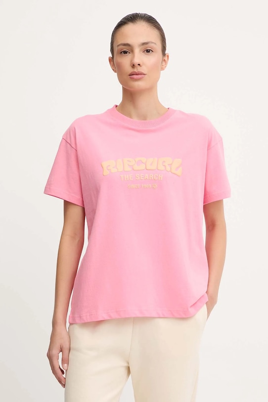 Хлопковая футболка Rip Curl, розовый
Хлопковая футболка Rip Curl, розовый