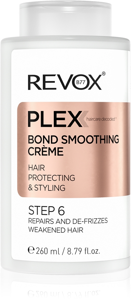 Разглаживающий крем Plex Bond. Шаг 6. Разглаживающий крем для укрепления волос. Revox B77, 260 мл
Разглаживающий крем Plex Bond. Шаг 6. Разглаживающий крем для укрепления волос. Revox B77, 260 мл