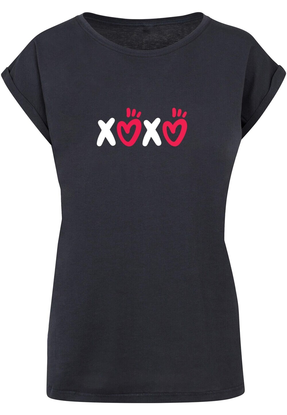 Рубашка Merchcode Valentines Day - XOXO, темно-синий 
Рубашка Merchcode Valentines Day - XOXO, темно-синий