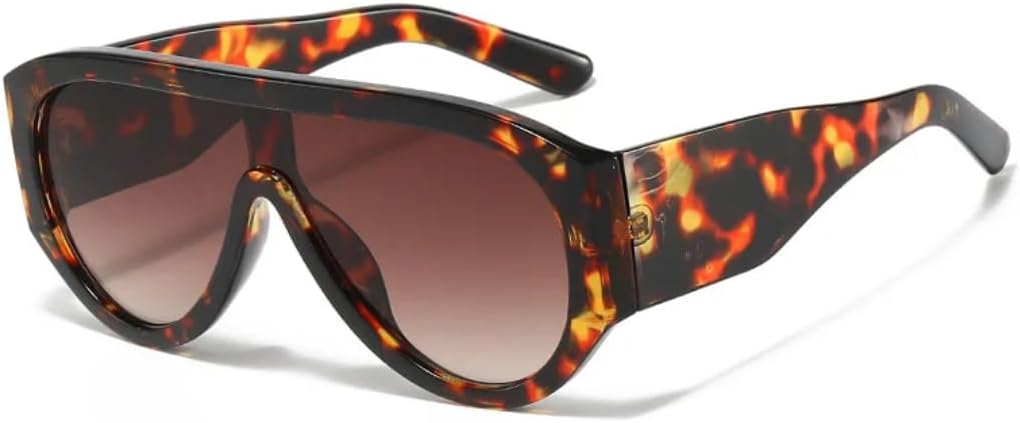 Солнцезащитные очки для мужчин и женщин - защита UV400 - большая оправа с заклепками, цветные линзы, для занятий спортом на открытом воздухе и вождения DSVIGF, Leopard-brown
Солнцезащитные очки для мужчин и женщин - защита UV400 - большая оправа с заклепками, цветные линзы, для занятий спортом на открытом воздухе и вождения DSVIGF, Leopard-brown