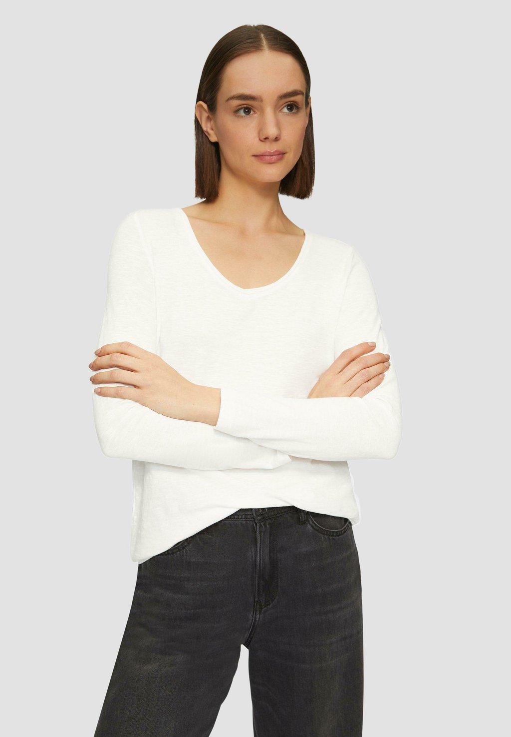 Топ с длинными рукавами MIT ROLLKANTEN AM AUSSCHNITT s.Oliver, молочный
Топ с длинными рукавами MIT ROLLKANTEN AM AUSSCHNITT s.Oliver, молочный