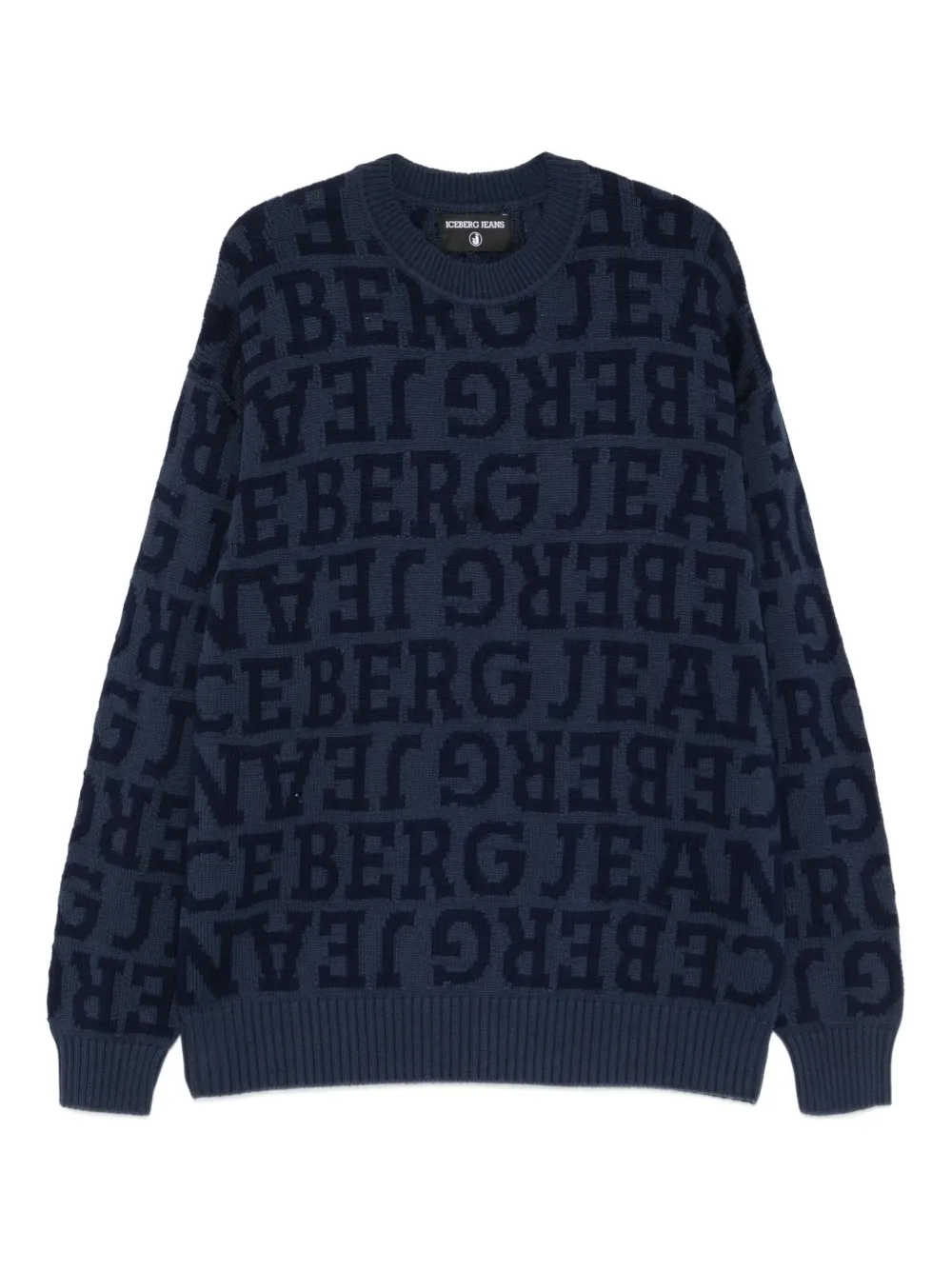 Свитер с логотипом Iceberg, синий
Свитер с логотипом Iceberg, синий