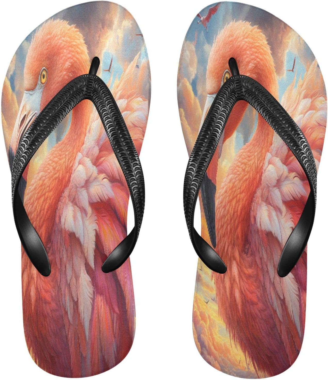 Шлепанцы Cloudy Orange Flamingo для пляжа, душа, резинескользящие летние тапочки для женщин и мужчин Sinestour
Шлепанцы Cloudy Orange Flamingo для пляжа, душа, резинескользящие летние тапочки для женщин и мужчин Sinestour