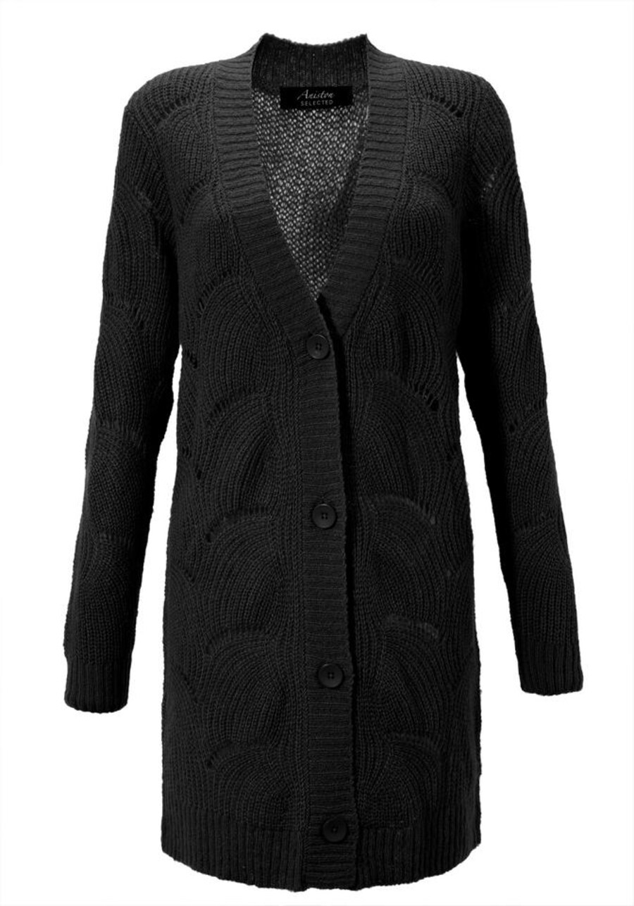 Вязаный кардиган Aniston SELECTED Knit Cardigan, черный
Вязаный кардиган Aniston SELECTED Knit Cardigan, черный