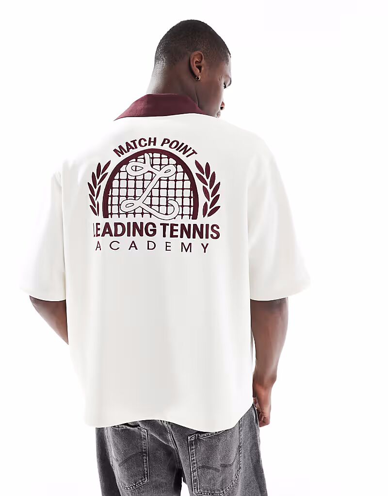 Рубашка Bershka с воротником в стиле ретро цвета экрю
Рубашка Bershka с воротником в стиле ретро цвета экрю