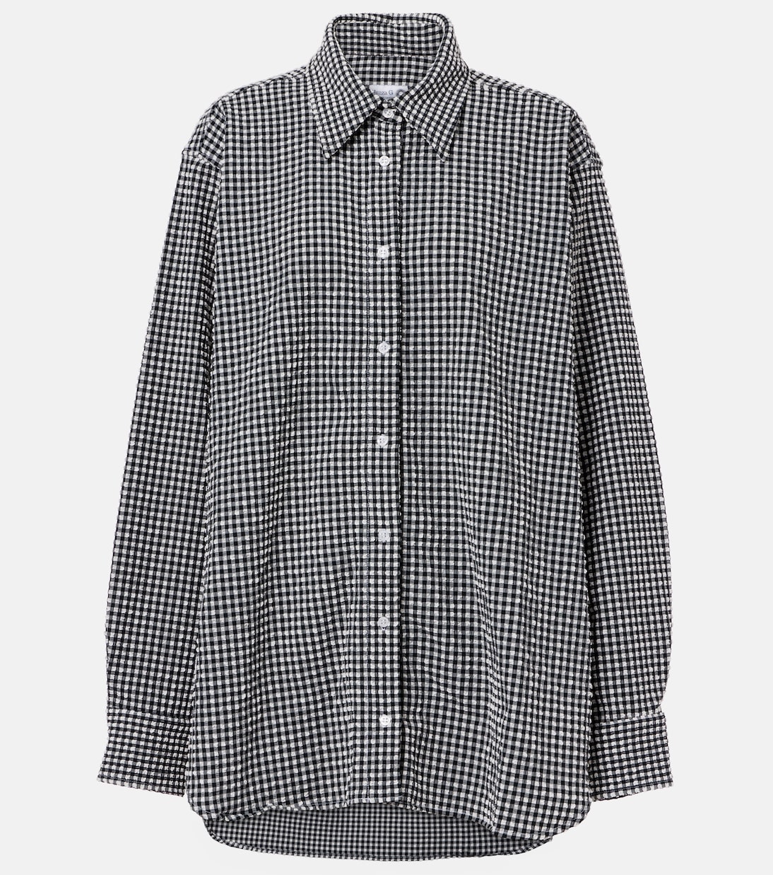 Гингемовская оверсайз рубашка Hunza G, черный
Гингемовская оверсайз рубашка Hunza G, черный