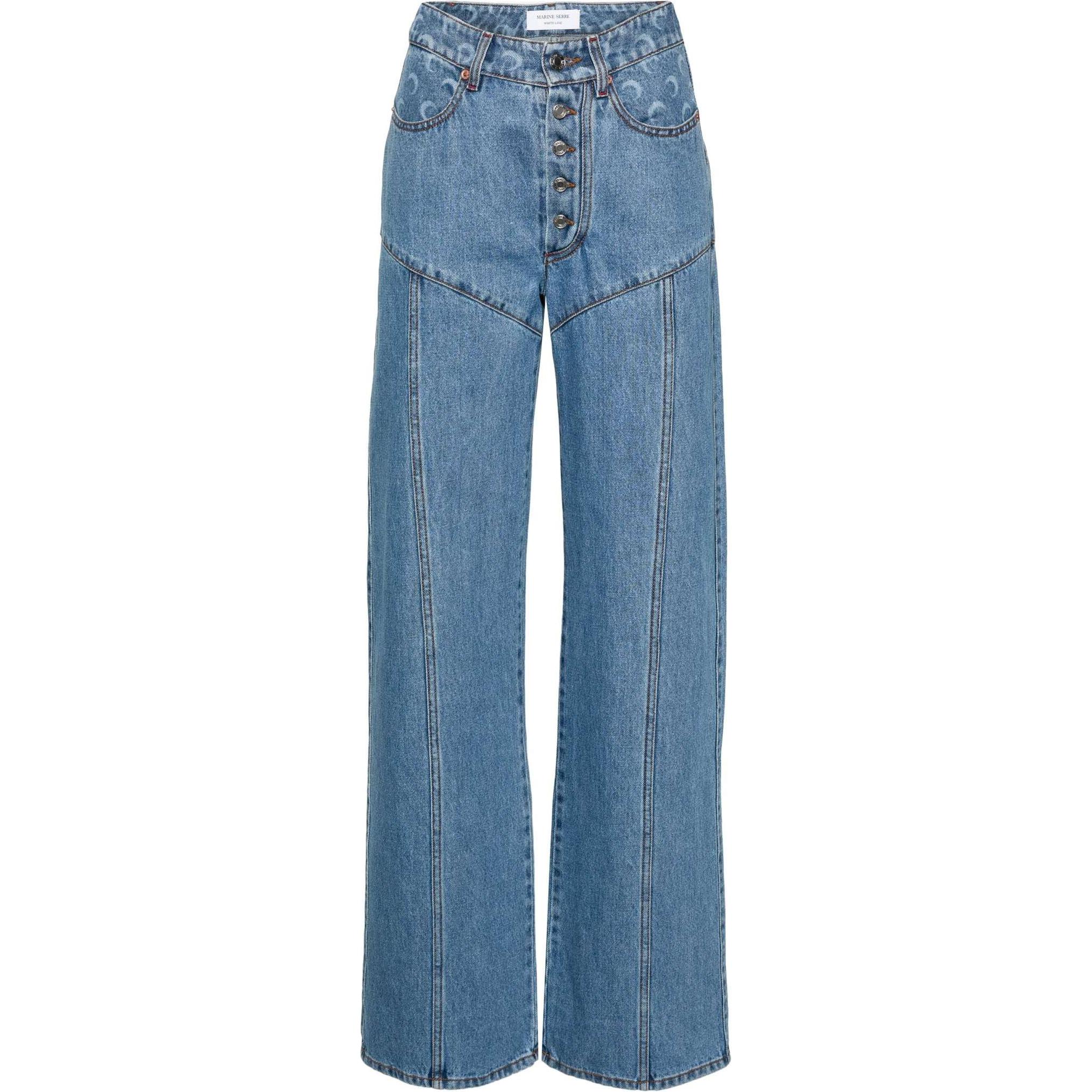 Прямые джинсы Marine Serre, синий
Прямые джинсы Marine Serre, синий