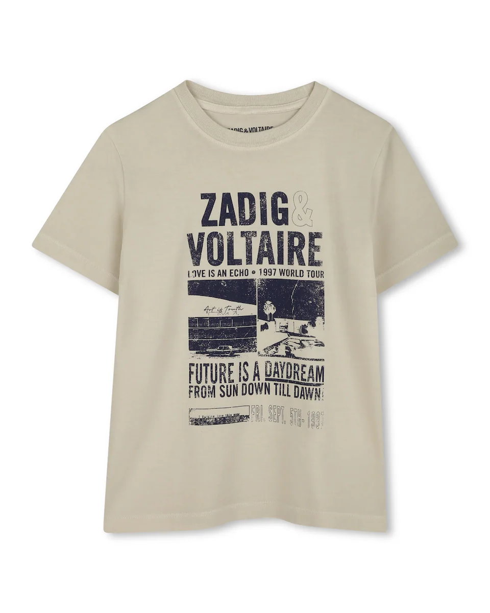 100% хлопок футболка для мальчиков с короткими рукавами Zadig & Voltaire, натуральный
100% хлопок футболка для мальчиков с короткими рукавами Zadig & Voltaire, натуральный