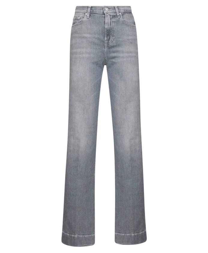 Серые узкие джинсы с эффектом прозрачности 7 For All Mankind, серый
Серые узкие джинсы с эффектом прозрачности 7 For All Mankind, серый