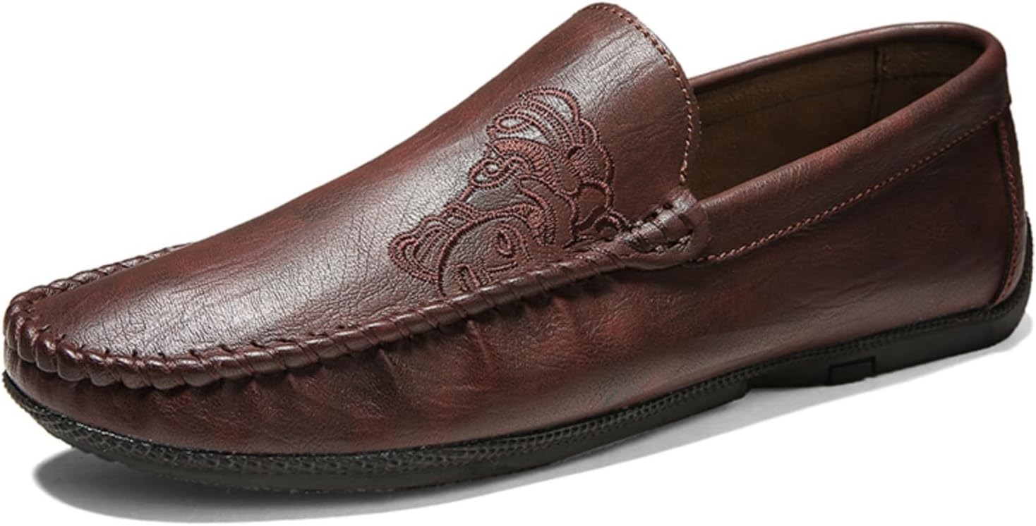 Мужские лоферы Khwfjas, устойчивые к скольжению, легкие, удобные, повседневной деловой носки и путешествий на открытом воздухе, коричневый
Мужские лоферы Khwfjas, устойчивые к скольжению, легкие, удобные, повседневной деловой носки и путешествий на открытом воздухе, коричневый