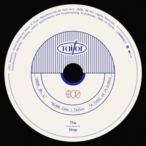 CD диск Blank Shop: Tailor (incl. 24pg Lyric Book, 3pc Postcard + Sticker)
CD диск Blank Shop: Tailor (incl. 24pg Lyric Book, 3pc Postcard + Sticker)