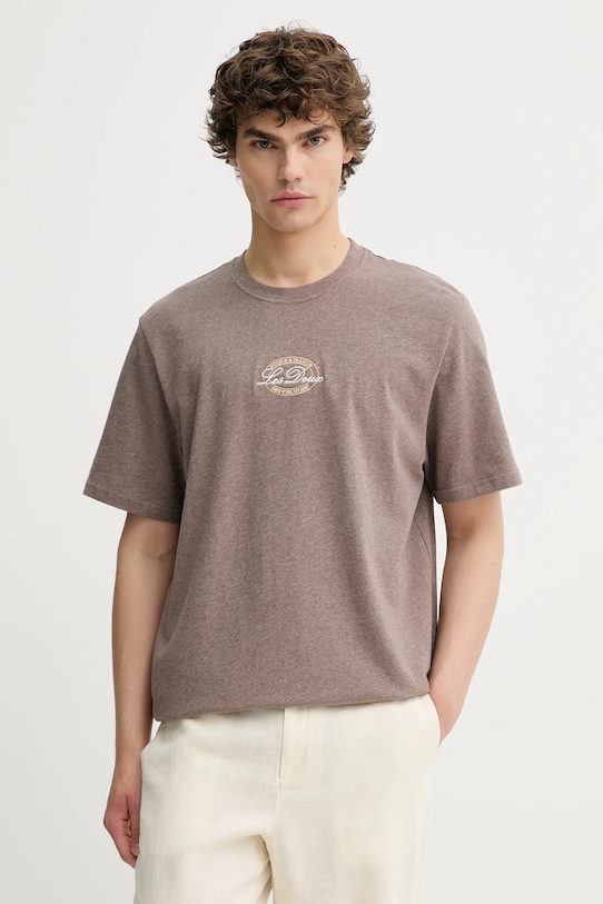 Хлопковая футболка Glen Les Deux, коричневый
Хлопковая футболка Glen Les Deux, коричневый