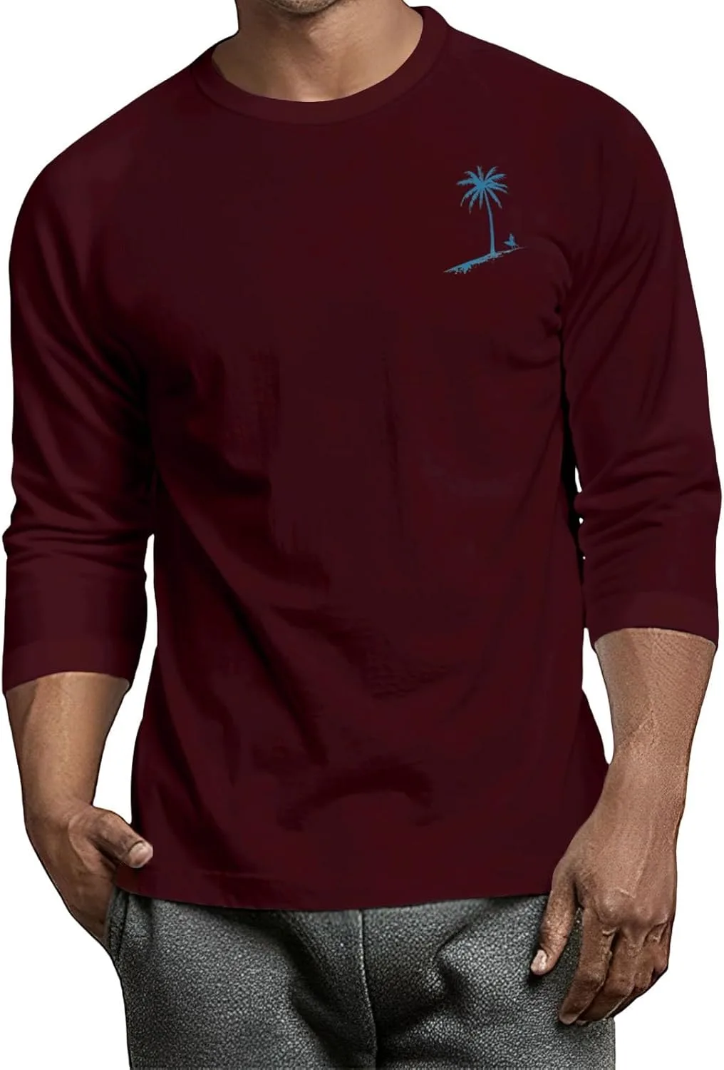 Футболка для мужчин Loose Fit с принтом, 3/4 рукава FQZWONG
Футболка для мужчин Loose Fit с принтом, 3/4 рукава FQZWONG