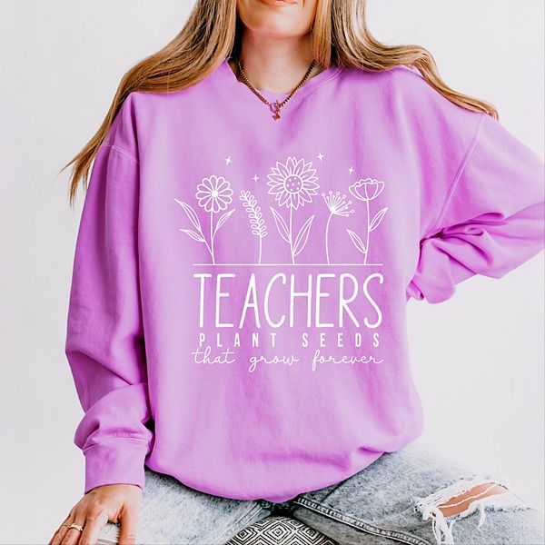 Легкий свитшот Teachers plant seeds that grow forever с эффектом garment dyed Simply Sage Market, Neon Violet
Легкий свитшот Teachers plant seeds that grow forever с эффектом garment dyed Simply Sage Market, Neon Violet