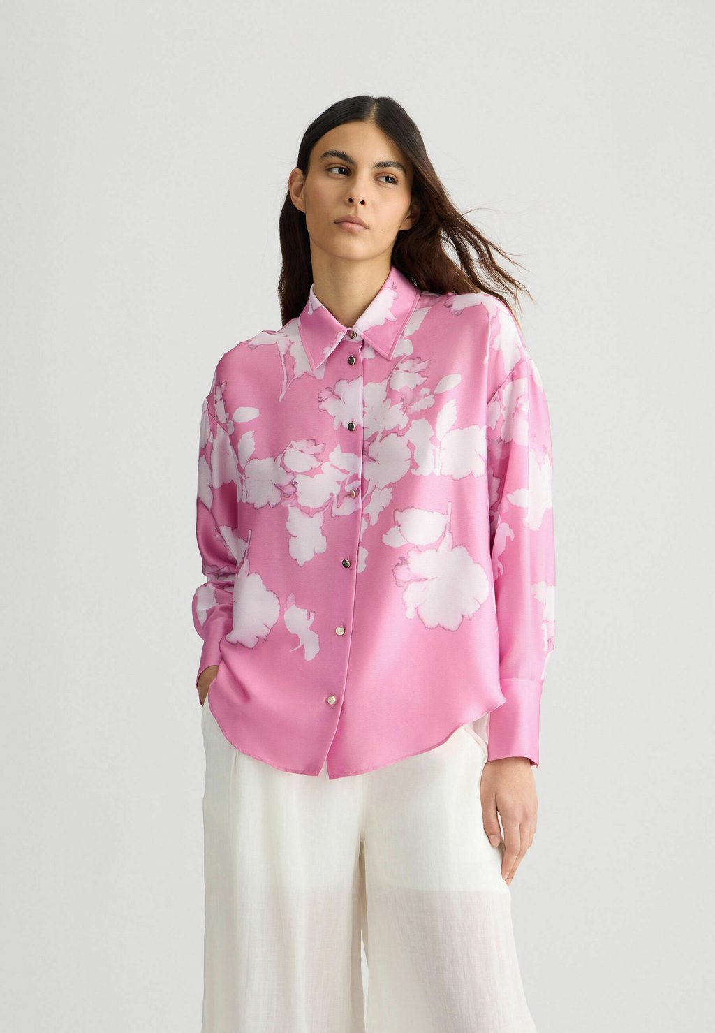 Блузка на пуговицах LIU JO, розовый
Блузка на пуговицах LIU JO, розовый