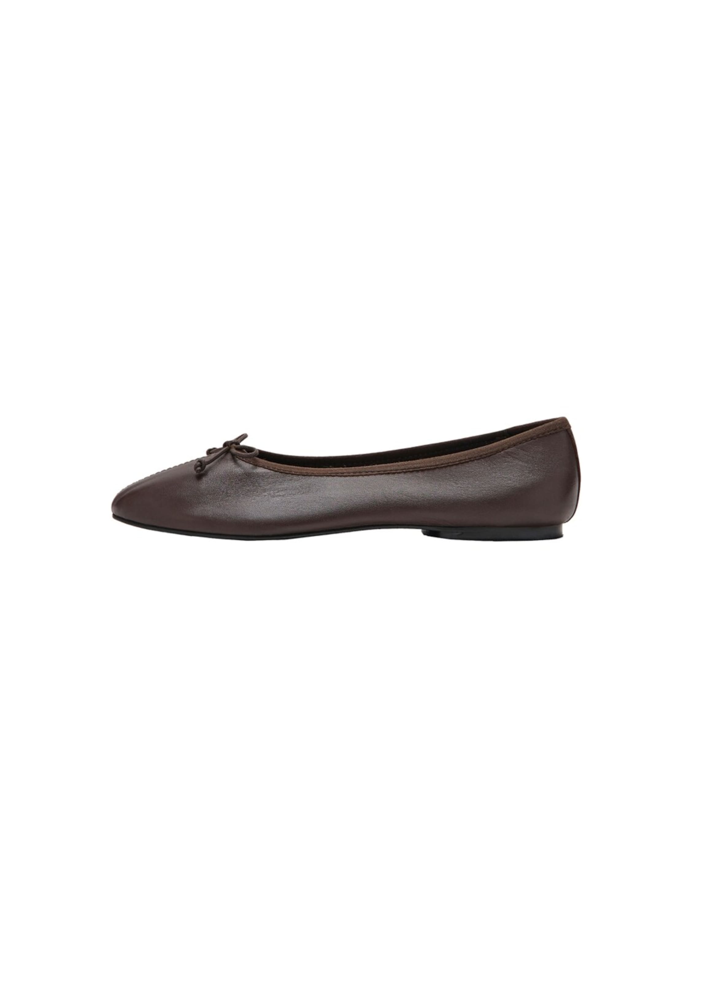 MANGO TEEN Балетки 'Charlote' в цвете Chocolate
MANGO TEEN Балетки 'Charlote' в цвете Chocolate