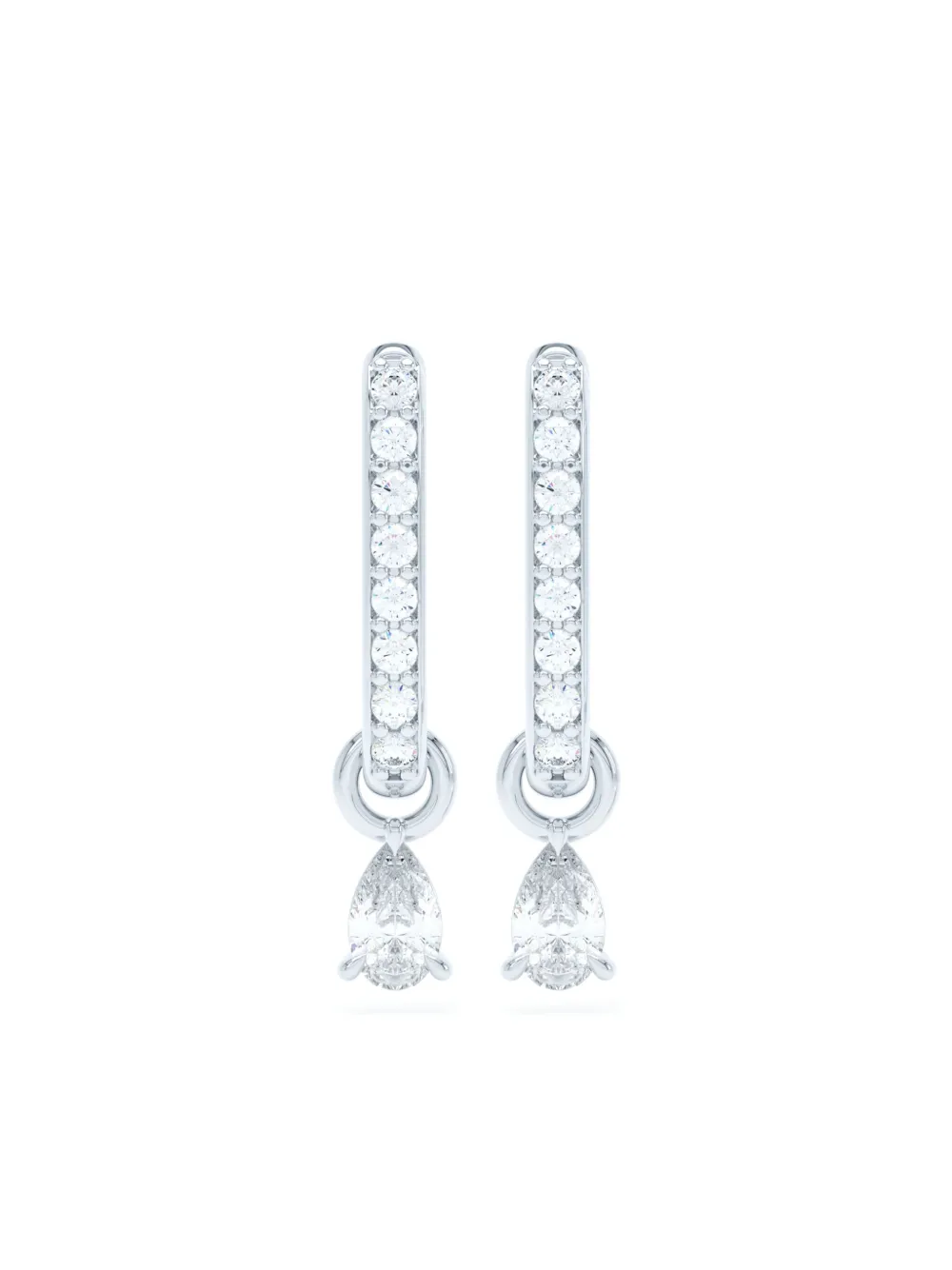 Серьги-кольца Allday из переработанного белого золота с бриллиантами LOEV, серебяный
Серьги-кольца Allday из переработанного белого золота с бриллиантами LOEV, серебяный