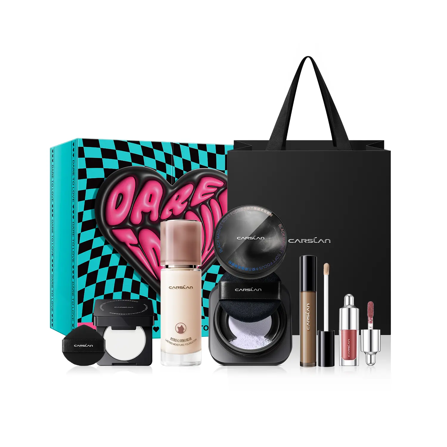 Набор косметики town store star gift box для контроля жирного блеска с естественным покрытием, стойкий без переноса, выравнивающий тон и осветляющий кожу Carslan
Набор косметики town store star gift box для контроля жирного блеска с естественным покрытием, стойкий без переноса, выравнивающий тон и осветляющий кожу Carslan