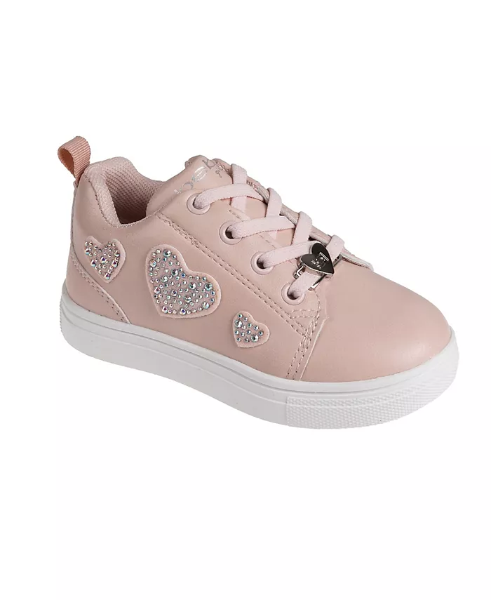 Детские кеды с кружевом и сердечками для девочек Bebe, розовый
Детские кеды с кружевом и сердечками для девочек Bebe, розовый