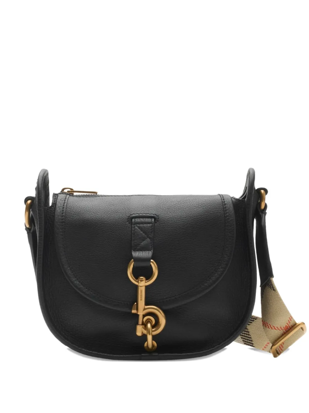 Сумка через плечо b-buckle saddle BURBERRY, черный
Сумка через плечо b-buckle saddle BURBERRY, черный