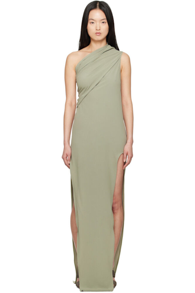 Зеленое платье-макси Hollywood Athena Arrowhead Rick Owens
Зеленое платье-макси Hollywood Athena Arrowhead Rick Owens
