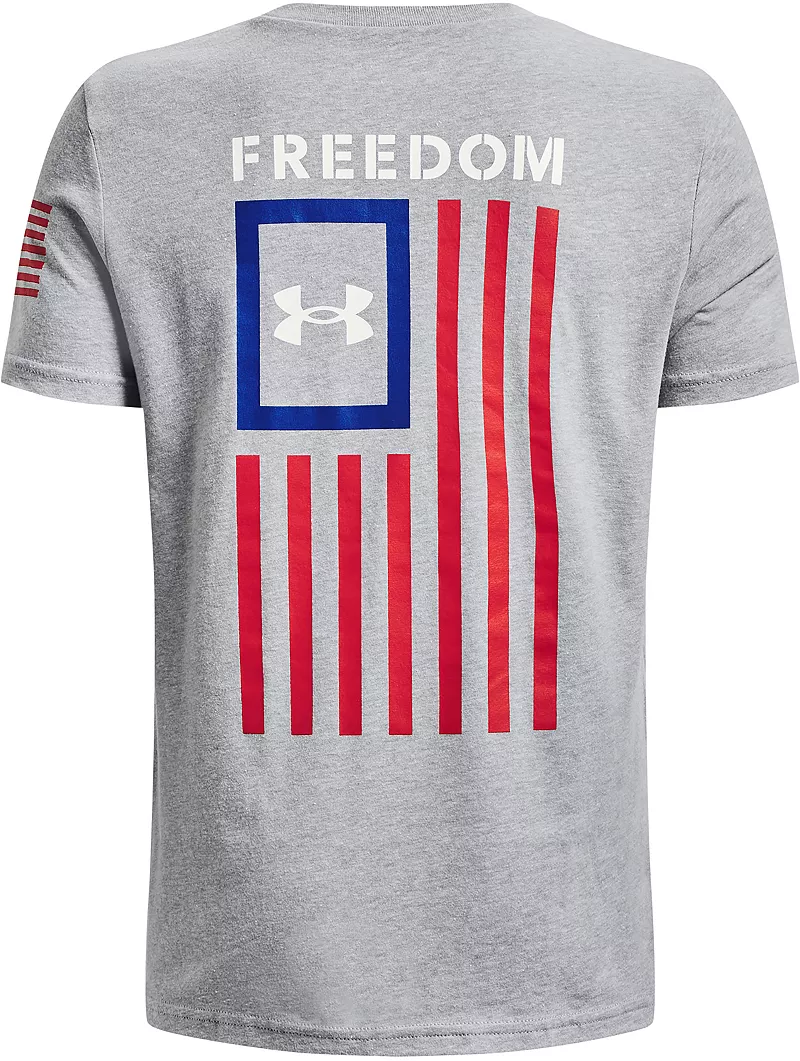 Футболка Under Armour для мальчиков с флагом свободы UA, цвет Steel Light Heather/Red
Футболка Under Armour для мальчиков с флагом свободы UA, цвет Steel Light Heather/Red