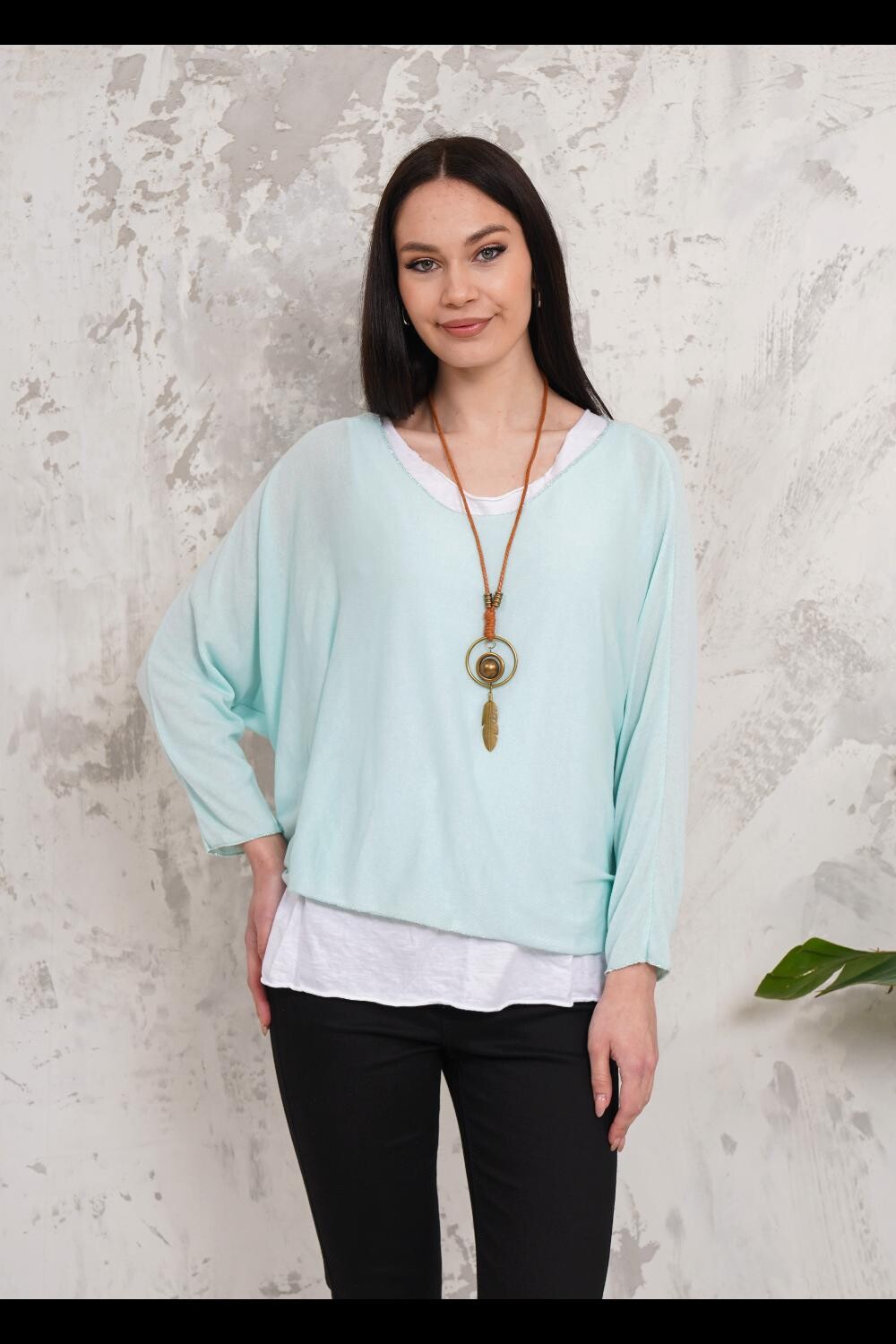 Двухслойный топ оверсайз с длинными рукавами HOXTON GAL, синий, Серый, Двухслойный топ оверсайз с длинными рукавами HOXTON GAL, синий
Двухслойный топ оверсайз с длинными рукавами HOXTON GAL, синий, Серый, Двухслойный топ оверсайз с длинными рукавами HOXTON GAL, синий