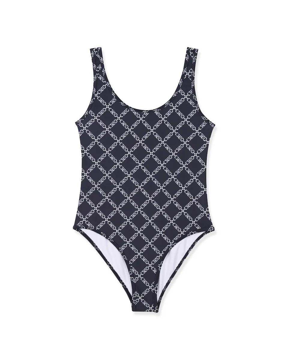 Купальник для девочки синего цвета с микропринтом Michael Kors, темно-синий
Купальник для девочки синего цвета с микропринтом Michael Kors, темно-синий