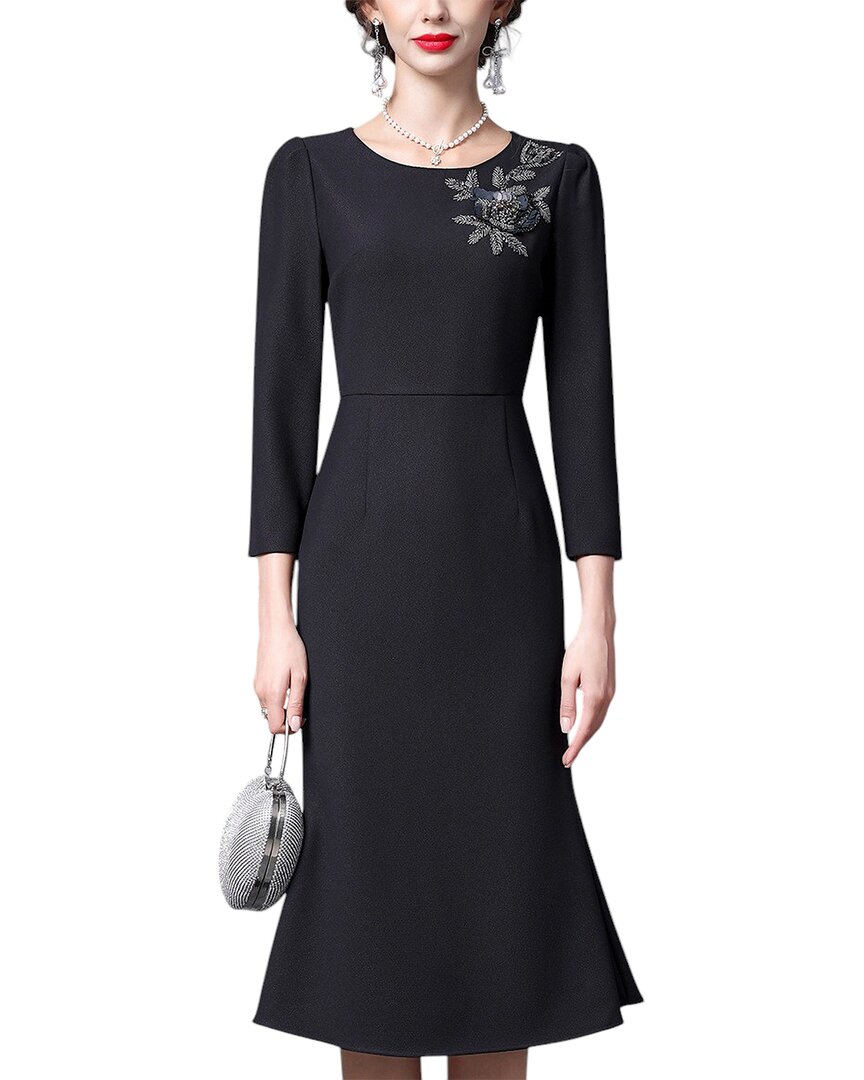 Платье миди Anette из льняной смеси, черный
Платье миди Anette из льняной смеси, черный