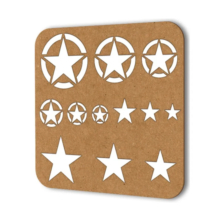 Трафарет знака 48 - Звезда США, Syndrome Stencils - Sign
Трафарет знака 48 - Звезда США, Syndrome Stencils - Sign