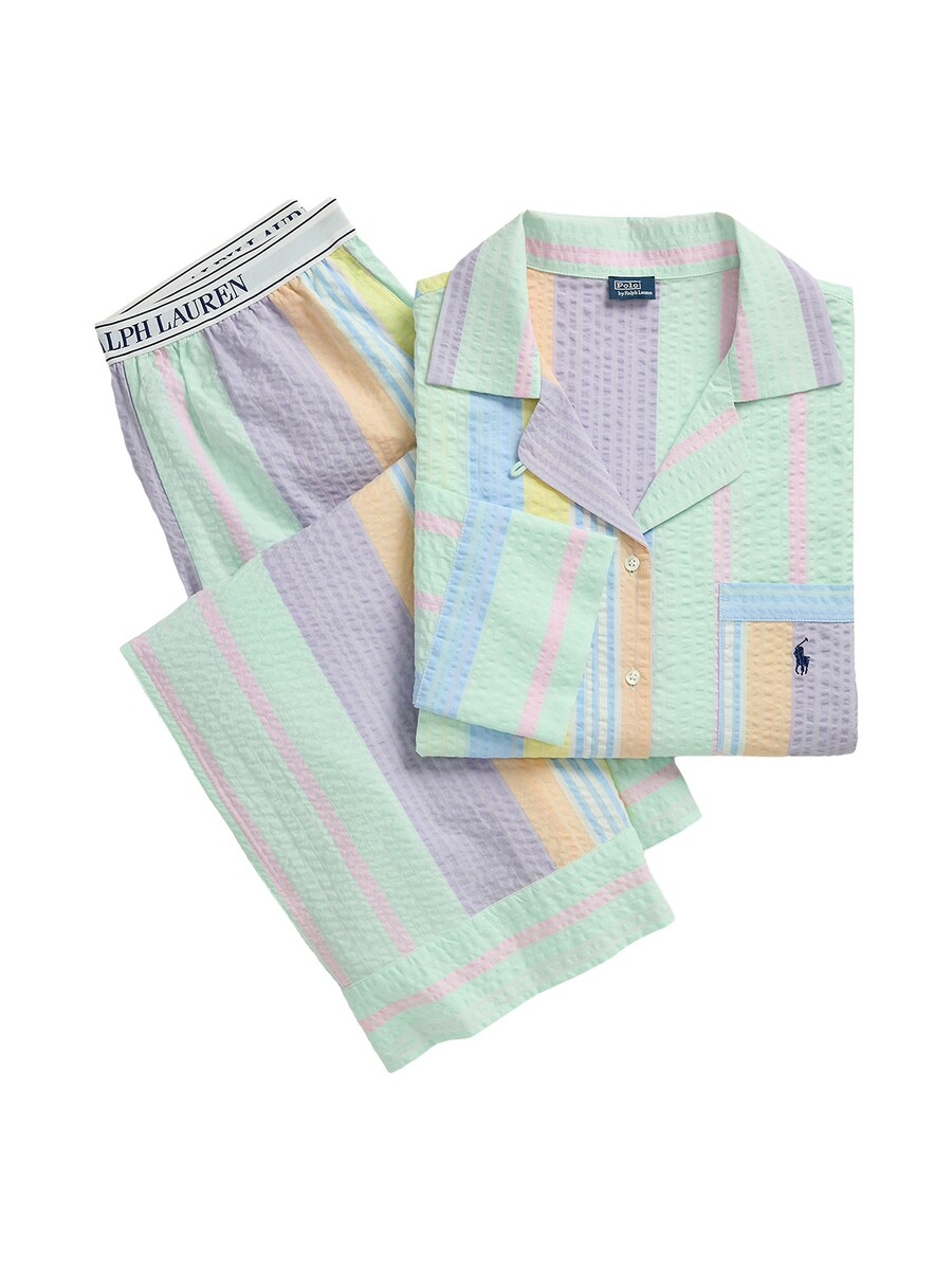 Пижама Polo Ralph Lauren Coastal Stripe Seersucker, разноцветный
Пижама Polo Ralph Lauren Coastal Stripe Seersucker, разноцветный