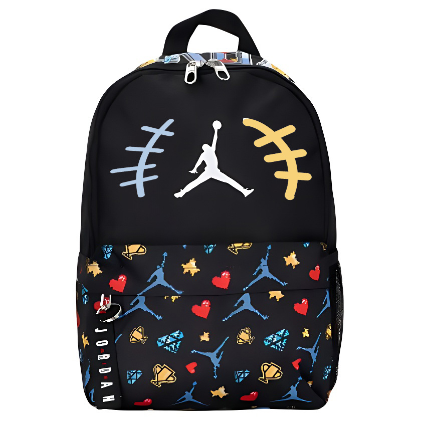 Jordan Полиэстеровый рюкзак унисекс черный и разноцветный, Line
Jordan Полиэстеровый рюкзак унисекс черный и разноцветный, Line